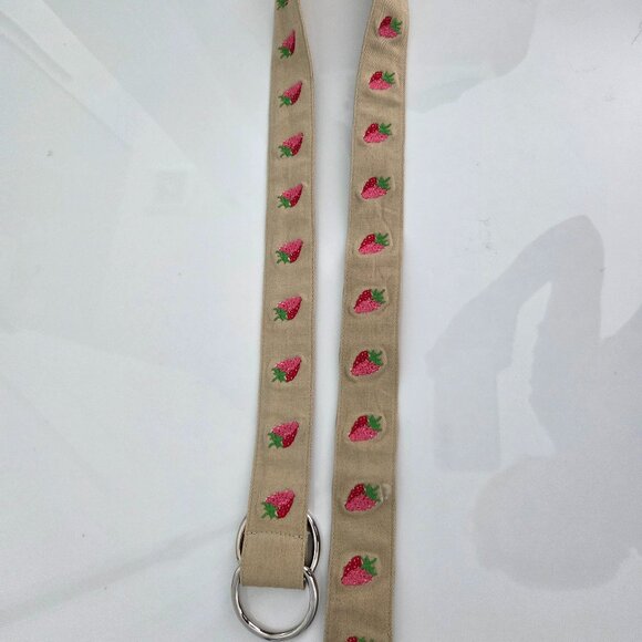 J Crew Strawberry Belt S - Picture 4 of 6